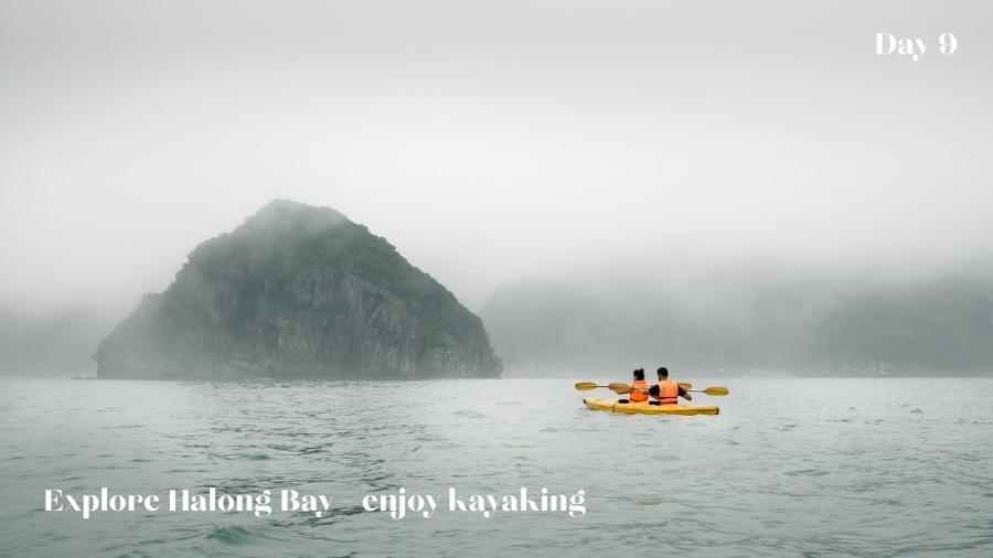 Day 9 Explore Halong Bay Enjoy Kayaking (2)