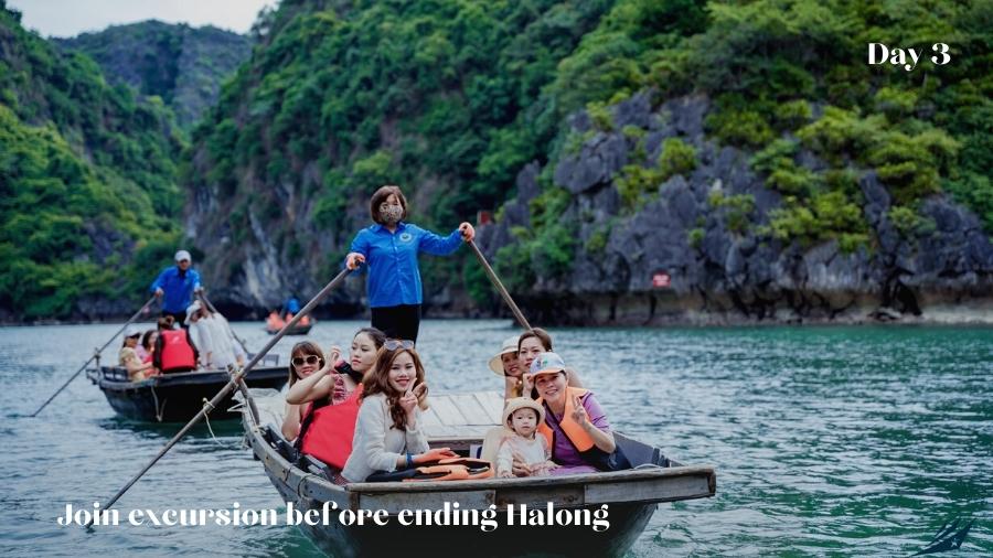 Day 3 Join Excursion Before Ending Halong