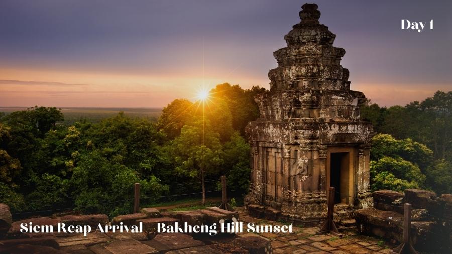 Day 1 Siem Reap Arrival – Bakheng Hill Sunset