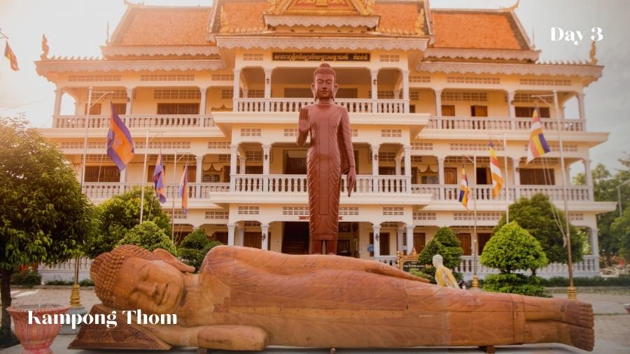 Day 3 Phnom Penh – Kampong Cham Kampong Thom 