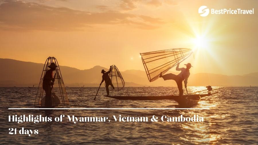 Highlights Of Myanmar, Vietnam & Cambodia 21 Days