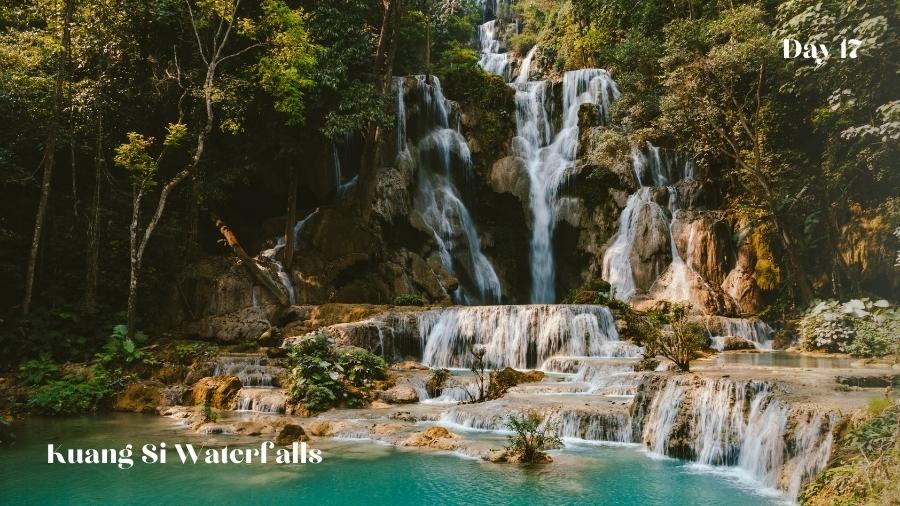 Day 17 Kuang Si Waterfalls Laos