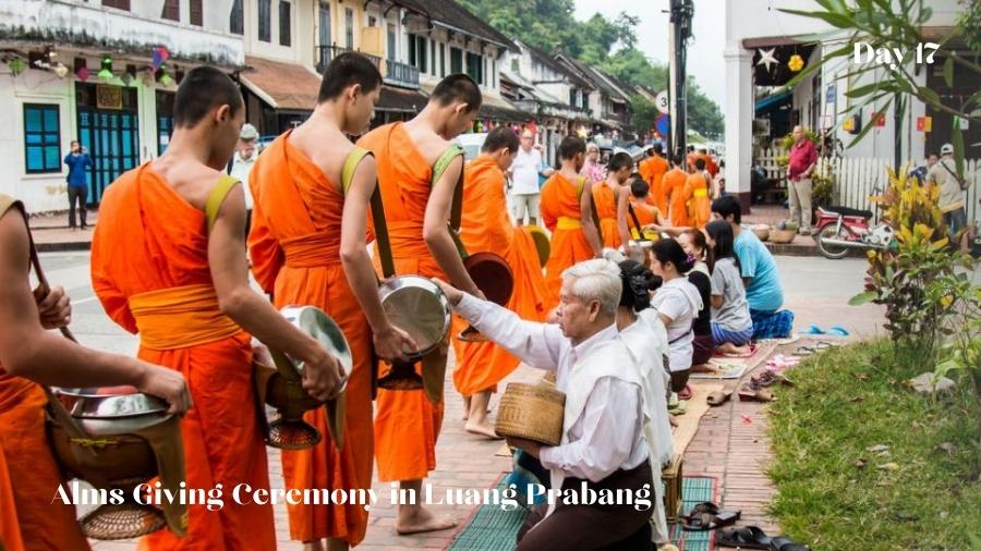 Day 17 Luang Prabang Alms Giving