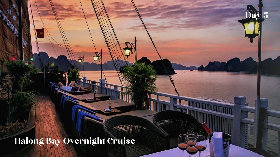 Day 5 Halong Bay Overnight Cruise