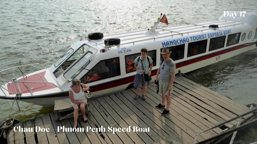 Day 17 Chau Doc Phnom Penh Speed Boat