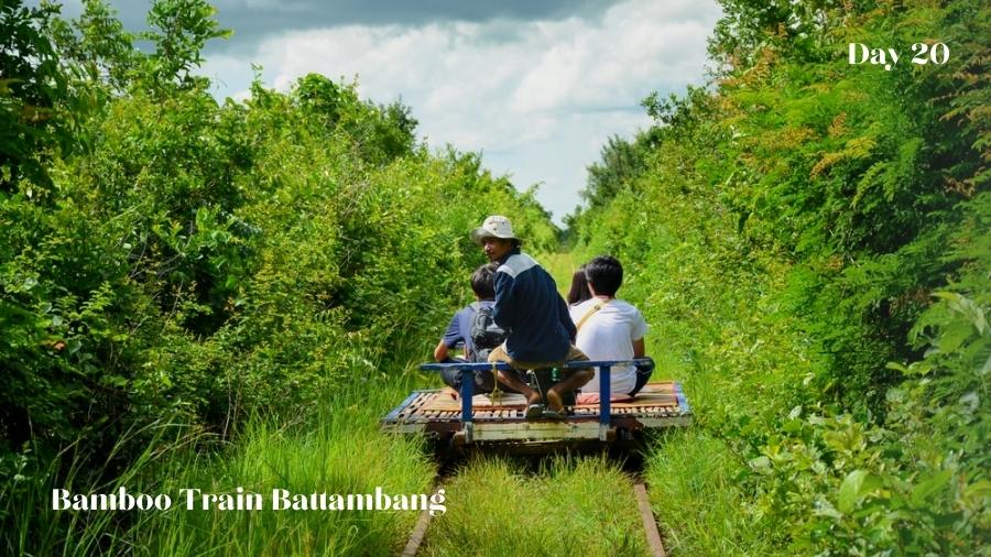 Day 20 Bamboo Train Battambang
