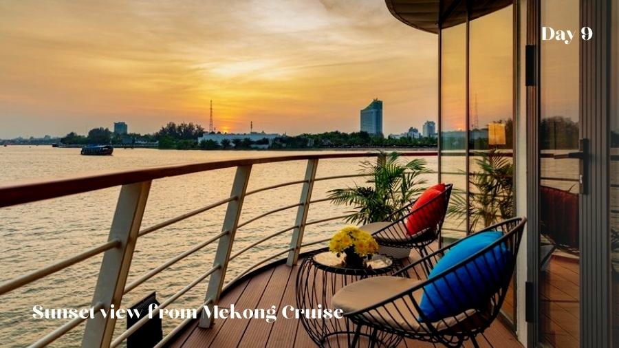 Day 9 Mekong Cruise Sunset