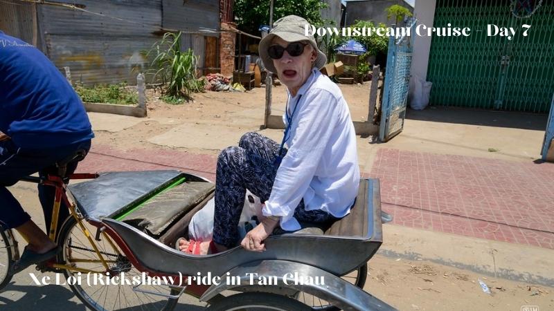Day 7 Rickshaw Ride In Tan Chau