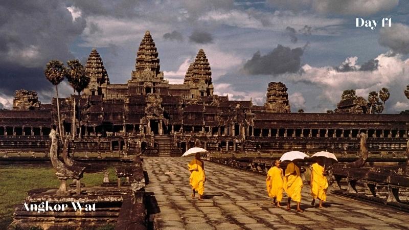 Day 14 Siem Reap Ta Prohm Angkor Thom Angkor Wat