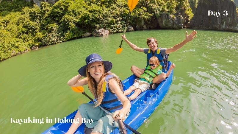 Kayaking In Halong Bay