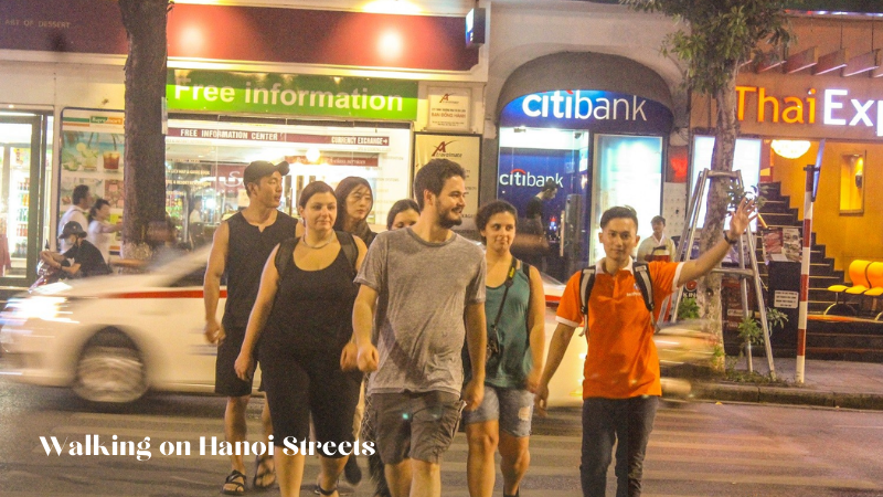 Walking On Hanoi Streets