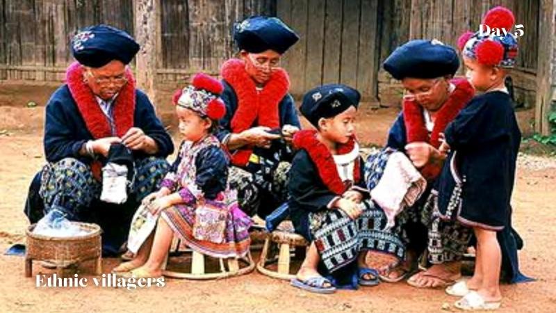 Villagers Of The Akha And Yao Hill Tribes In Thailand