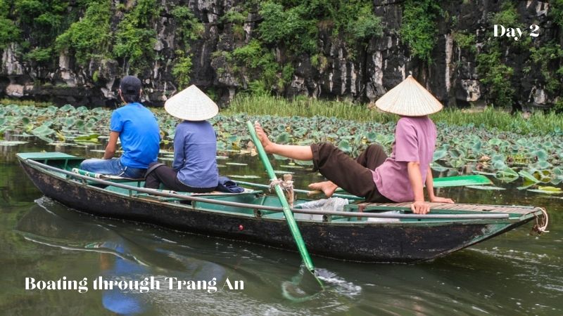 Boating Through Trang An