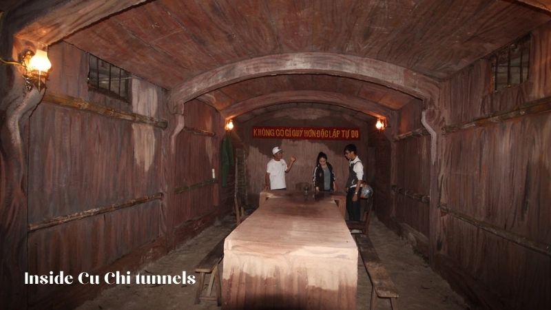 Inside Cu Chi Tunnel