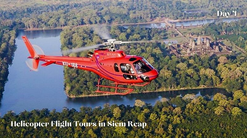 Helicopter Flight Tours In Siem Reap