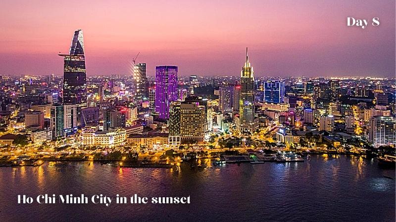 Ho Chi Minh City In The Sunset