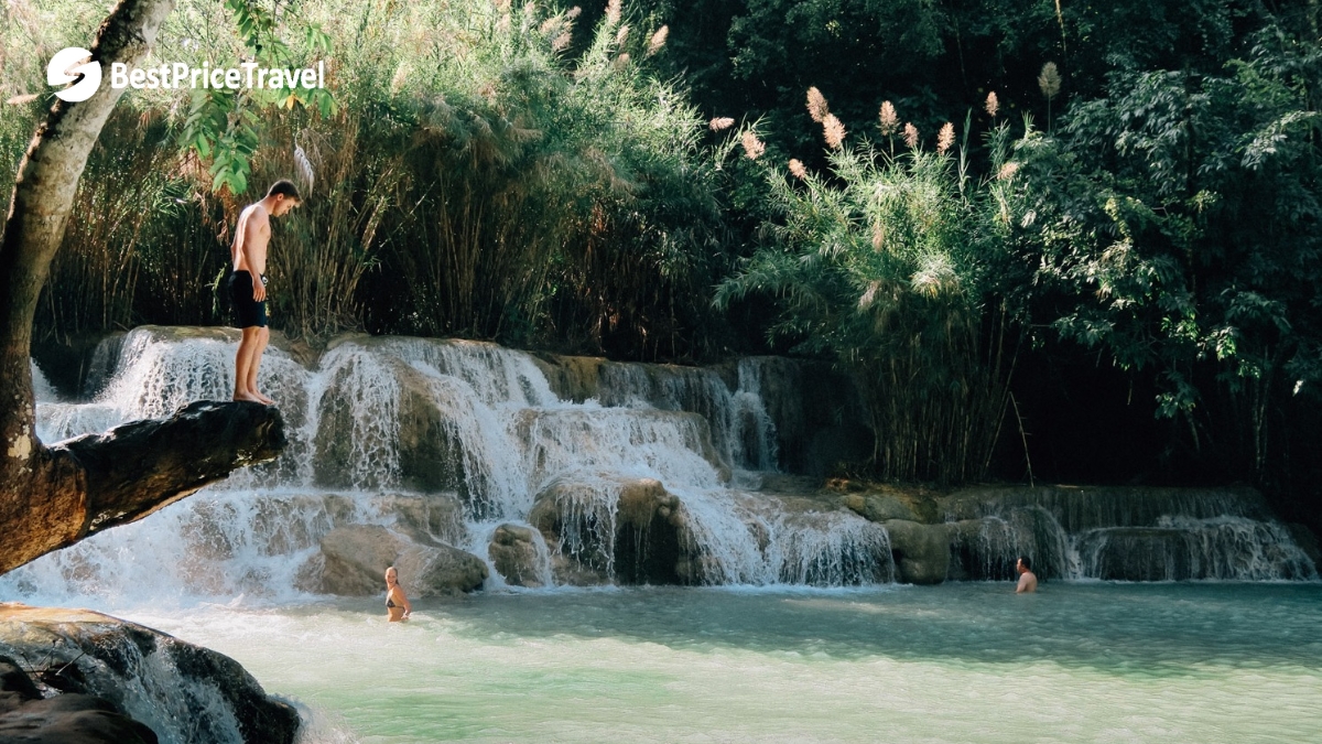 Explore The Breathtaking Kuang Si Waterfalls