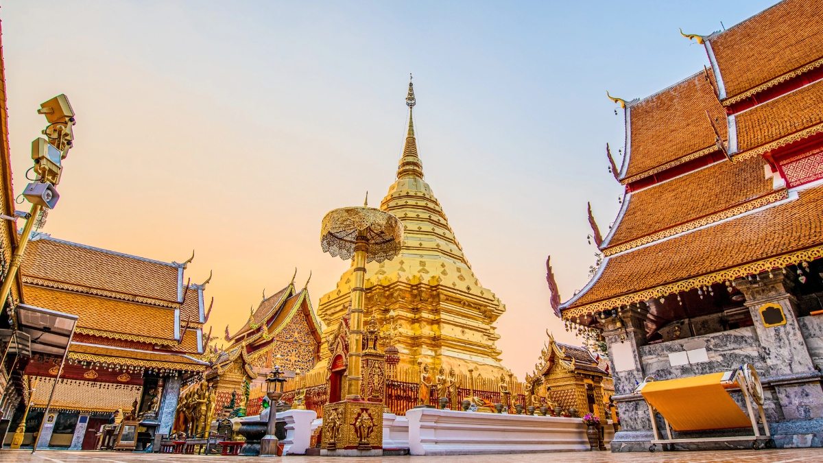 Wat Phrathat Doi Suthep, One Of The Most Respected Temples In Thailand