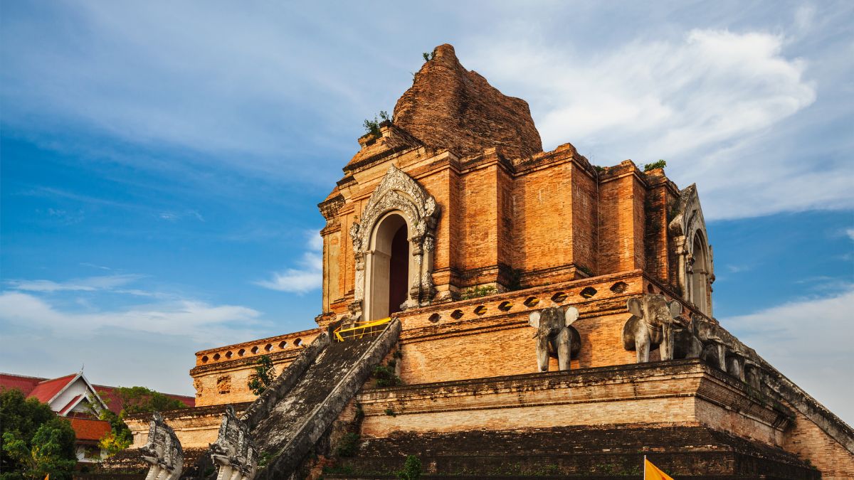 Wat Chedi Luang One Of The Tallest Structures In Ancient Chiang Mai