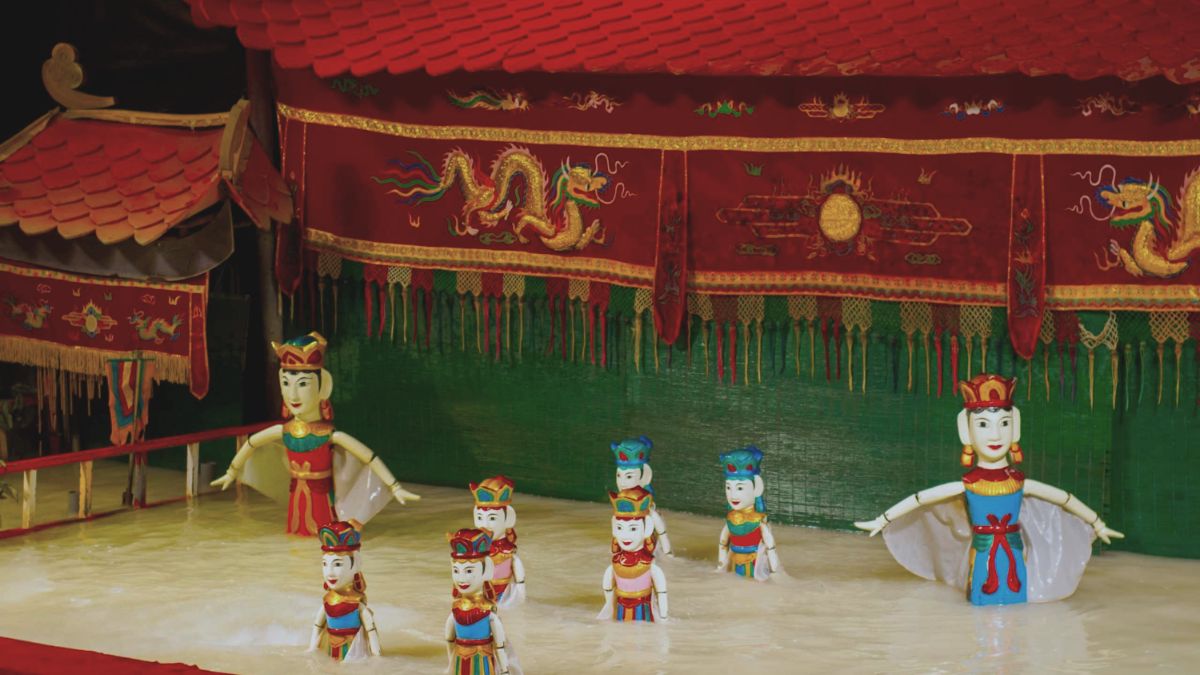 The Famous Puppet Show In Hanoi