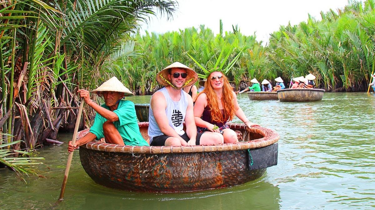 Take A Basket Boat Ride In The Mangrove Palm Forest