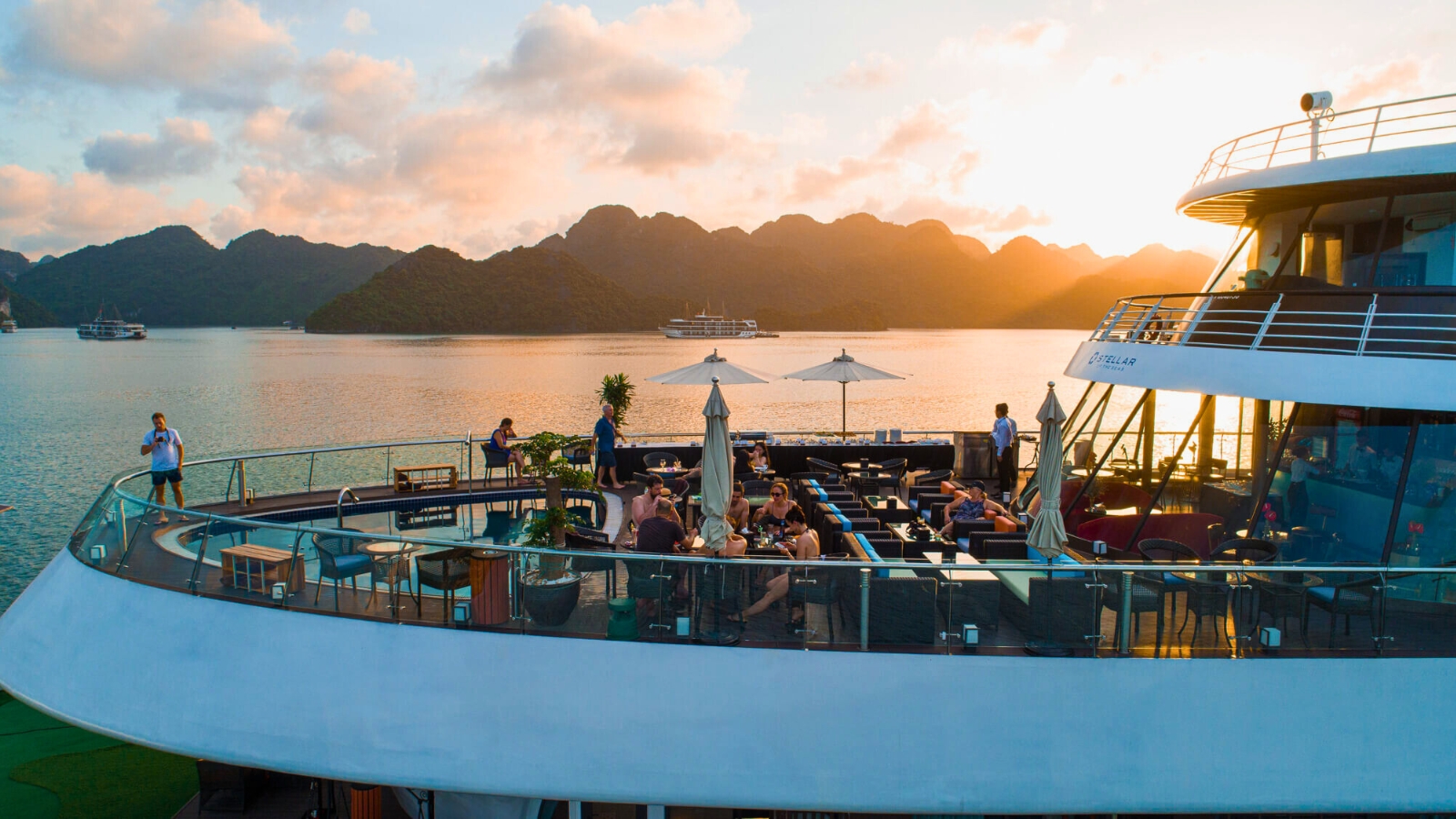 Day 4 Enjoy The Glorious Sunset And Entertainment On Halong Bay Overnight Cruise