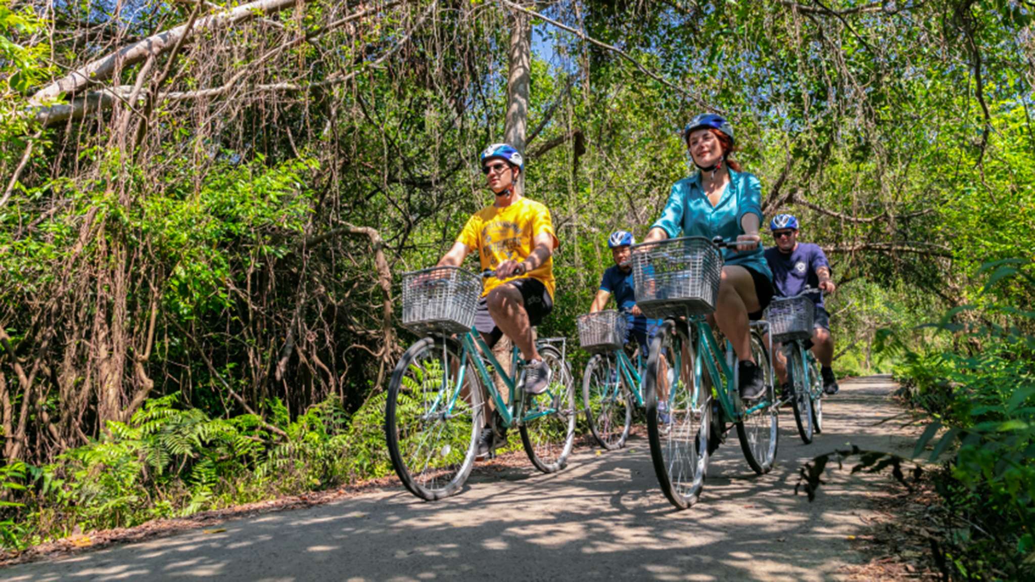 Experience biking in Viet Hai Village