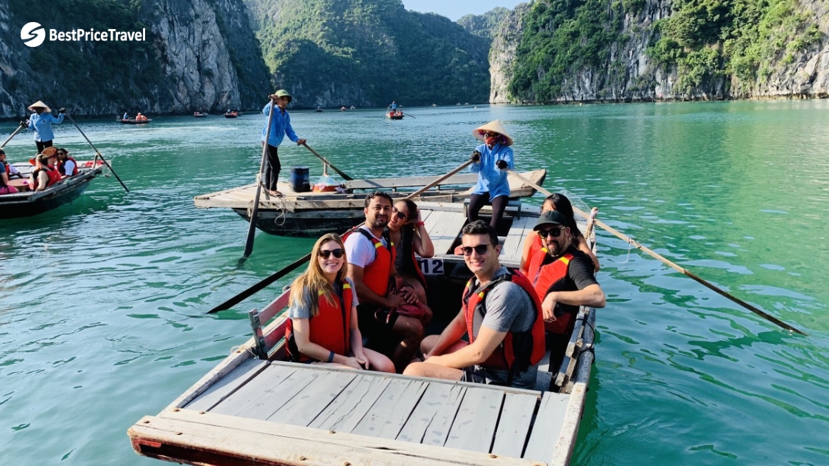 Try Cruising By A Small Boat To See Ha Long's Beauty