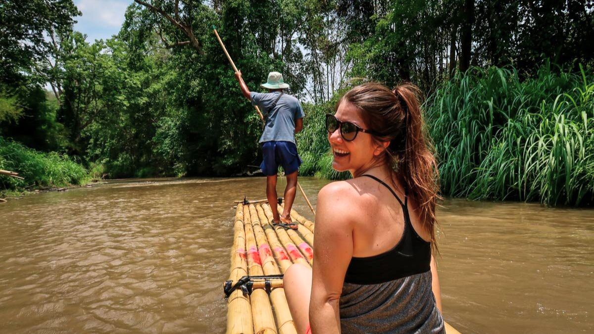 Day 10 Bamboo Rafting Along Mae Teang River