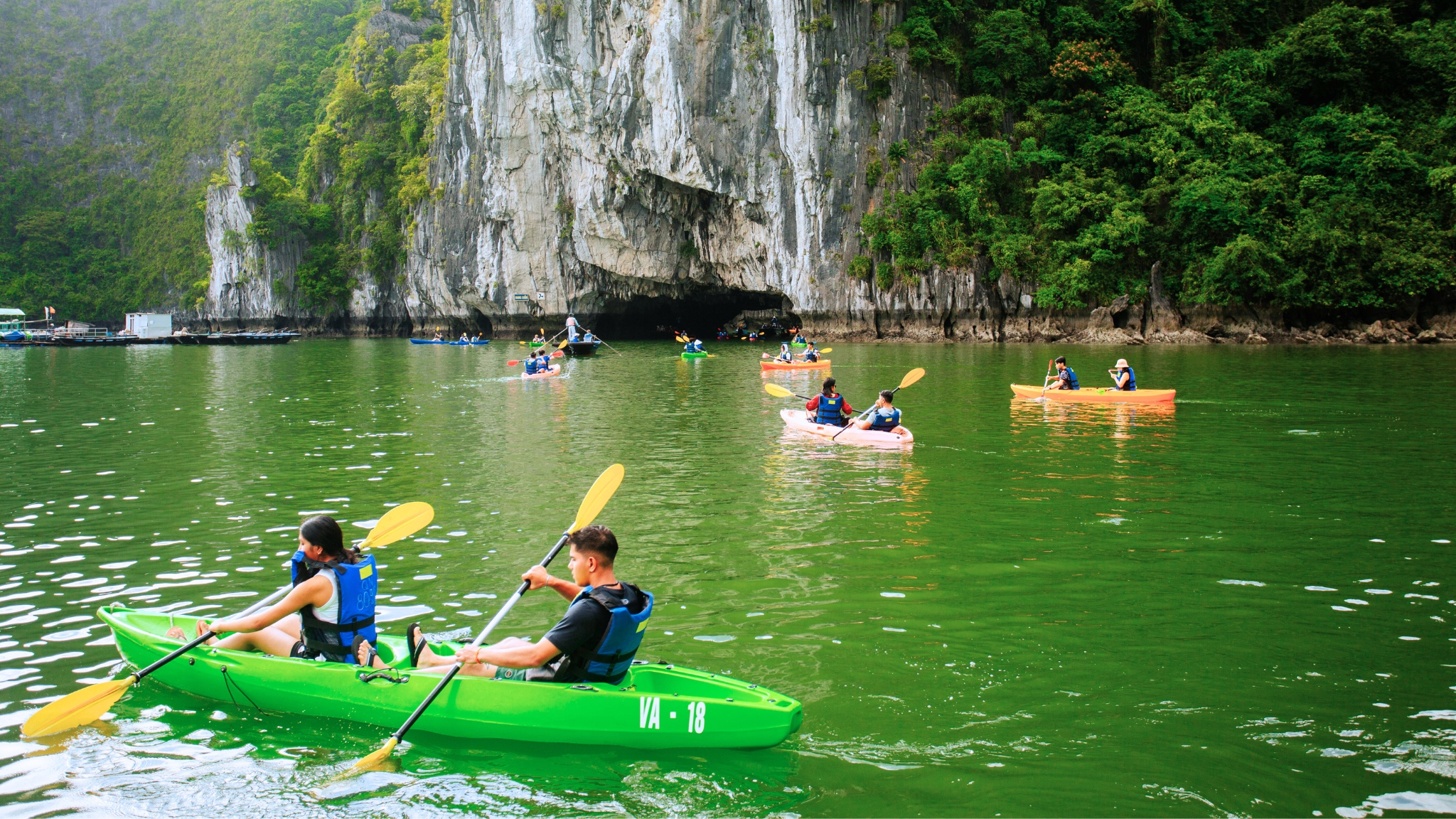 Try kayaking in Halong Bay