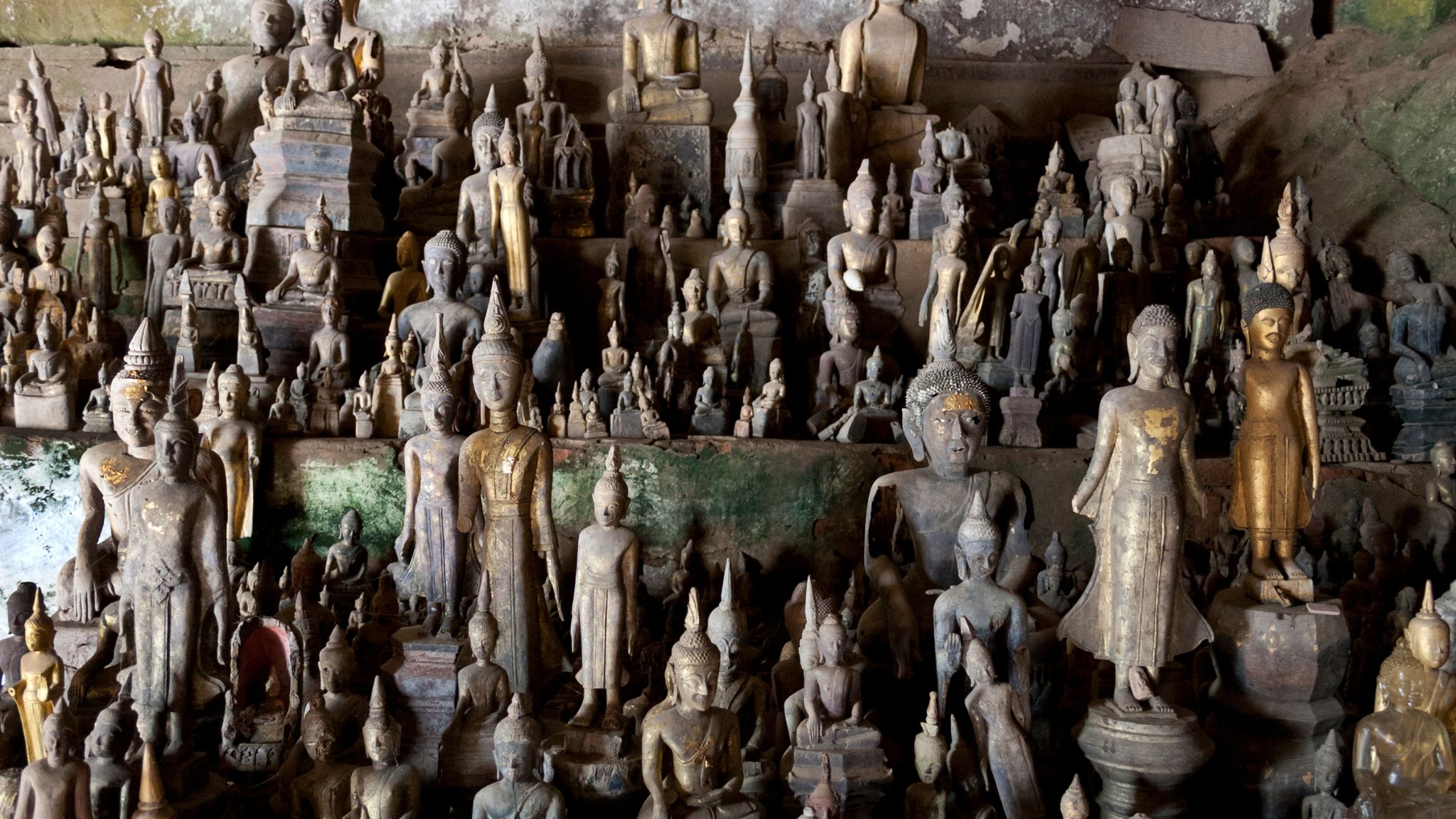 Day 6 Astonishing Collection Of Buddha Statues In Pak Ou Caves