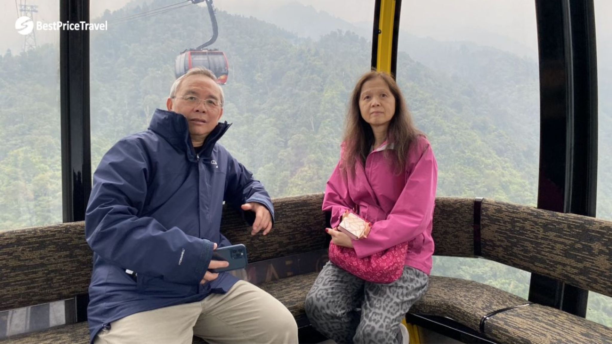 Cable Cars Transfer Tourists Through The Amazing Nature Of Sapa
