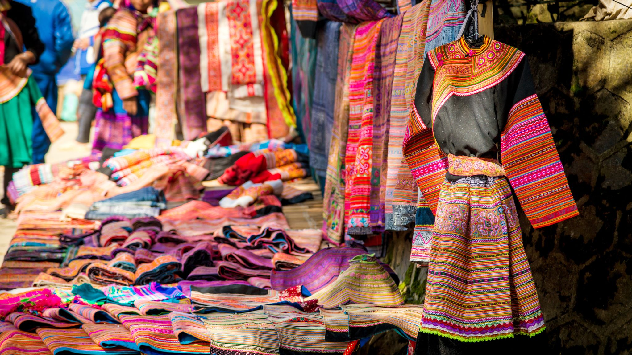 Day 8 Colorful Dresses In Bac Ha Sunday Market