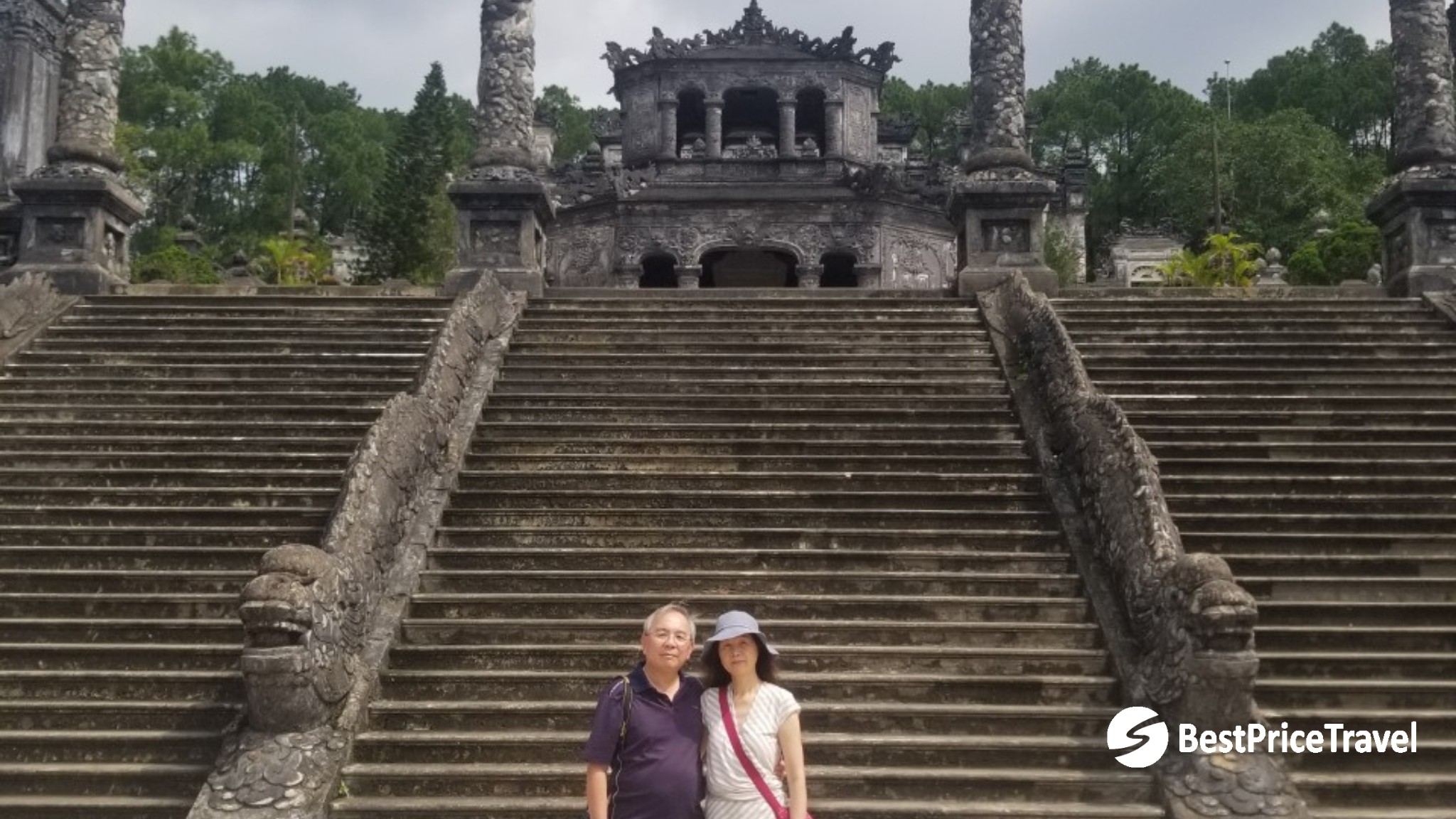 Day 6 Tourists At Khai Dinh Tomb