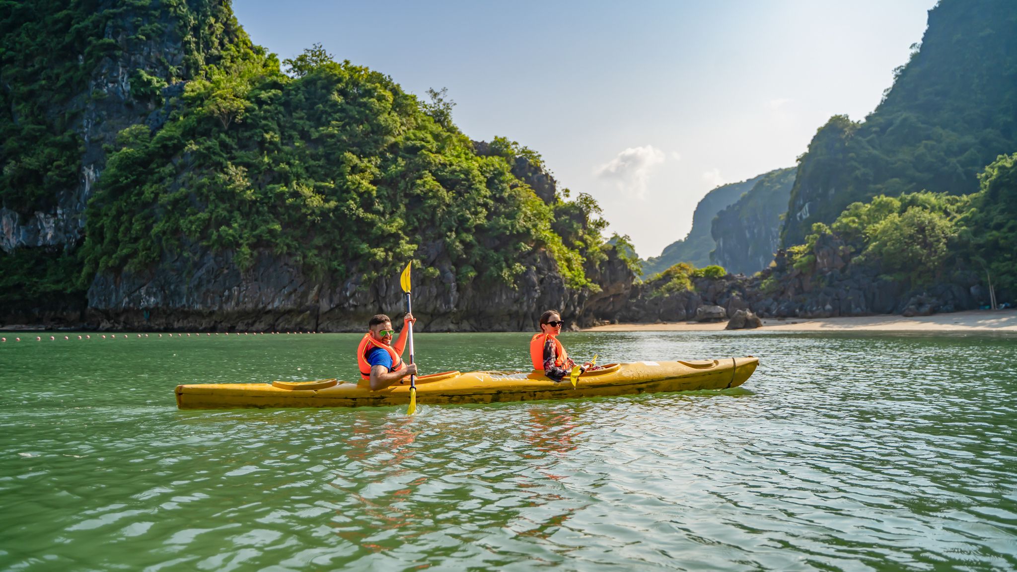 Day 3 Enjoy The Spectacular View Of Halong Bay While Kayaking