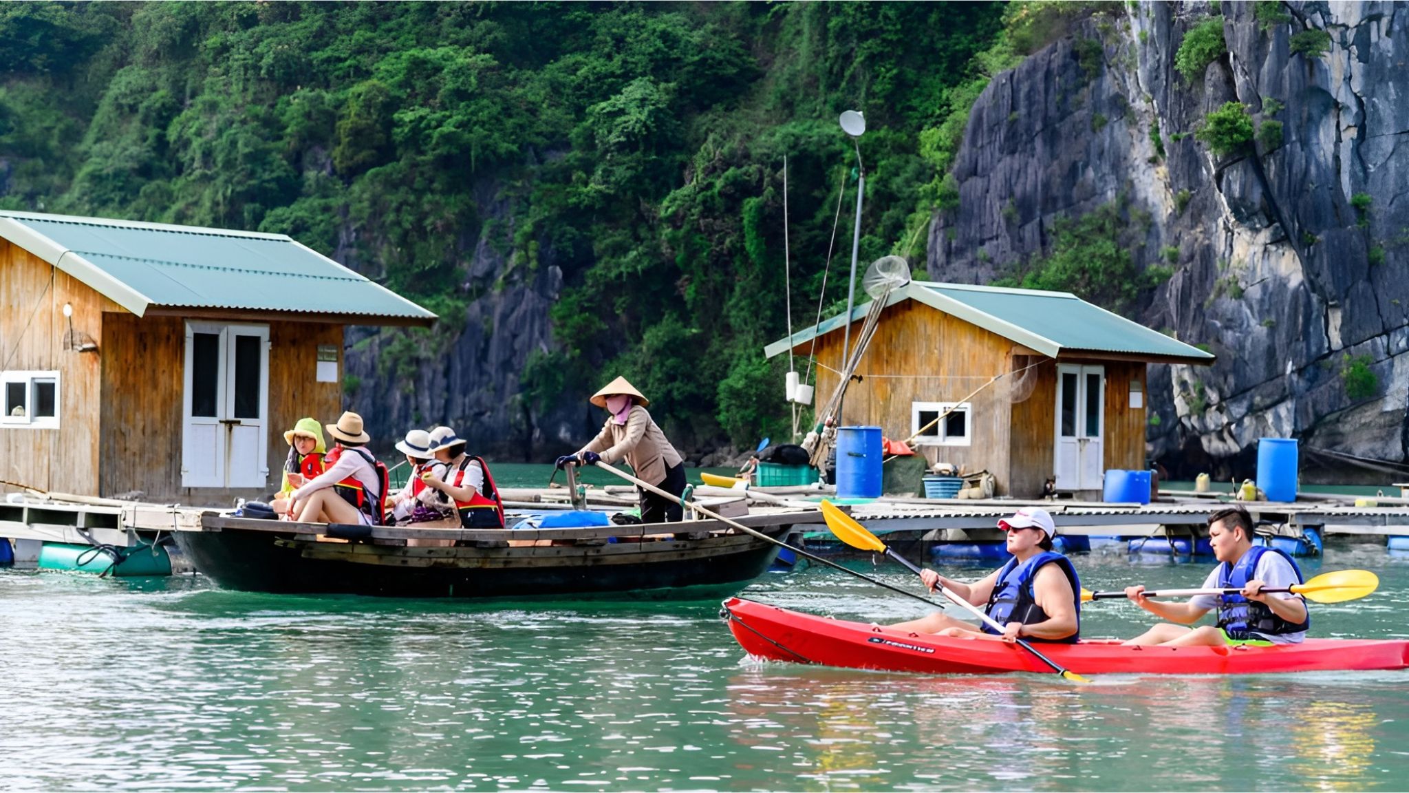 Day 3 Paddling Through The Pristine Waters Of Halong Bay
