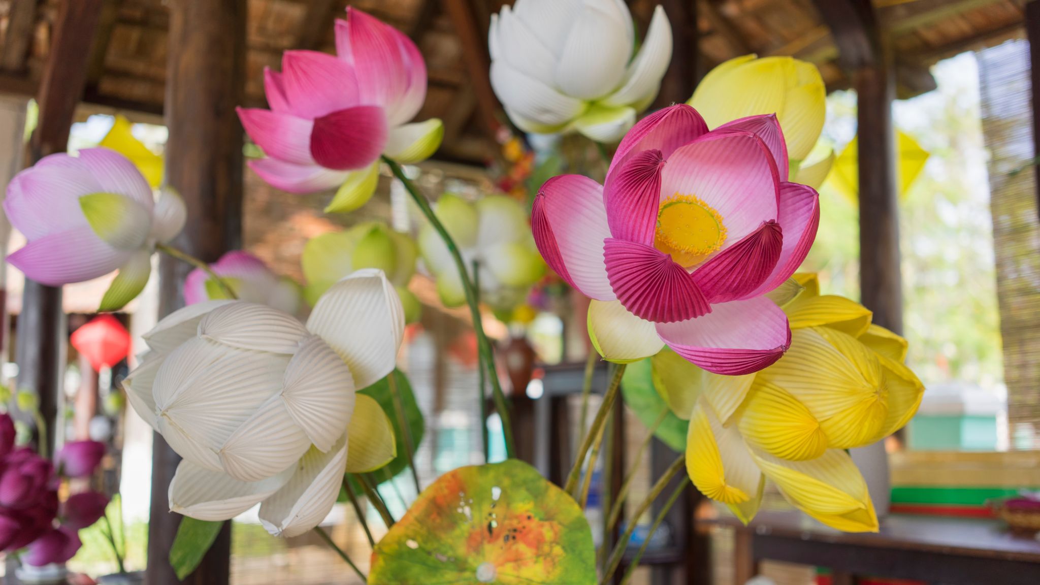 Day 6 Thanh Tien Village Is Famous For Its Paper Flowers