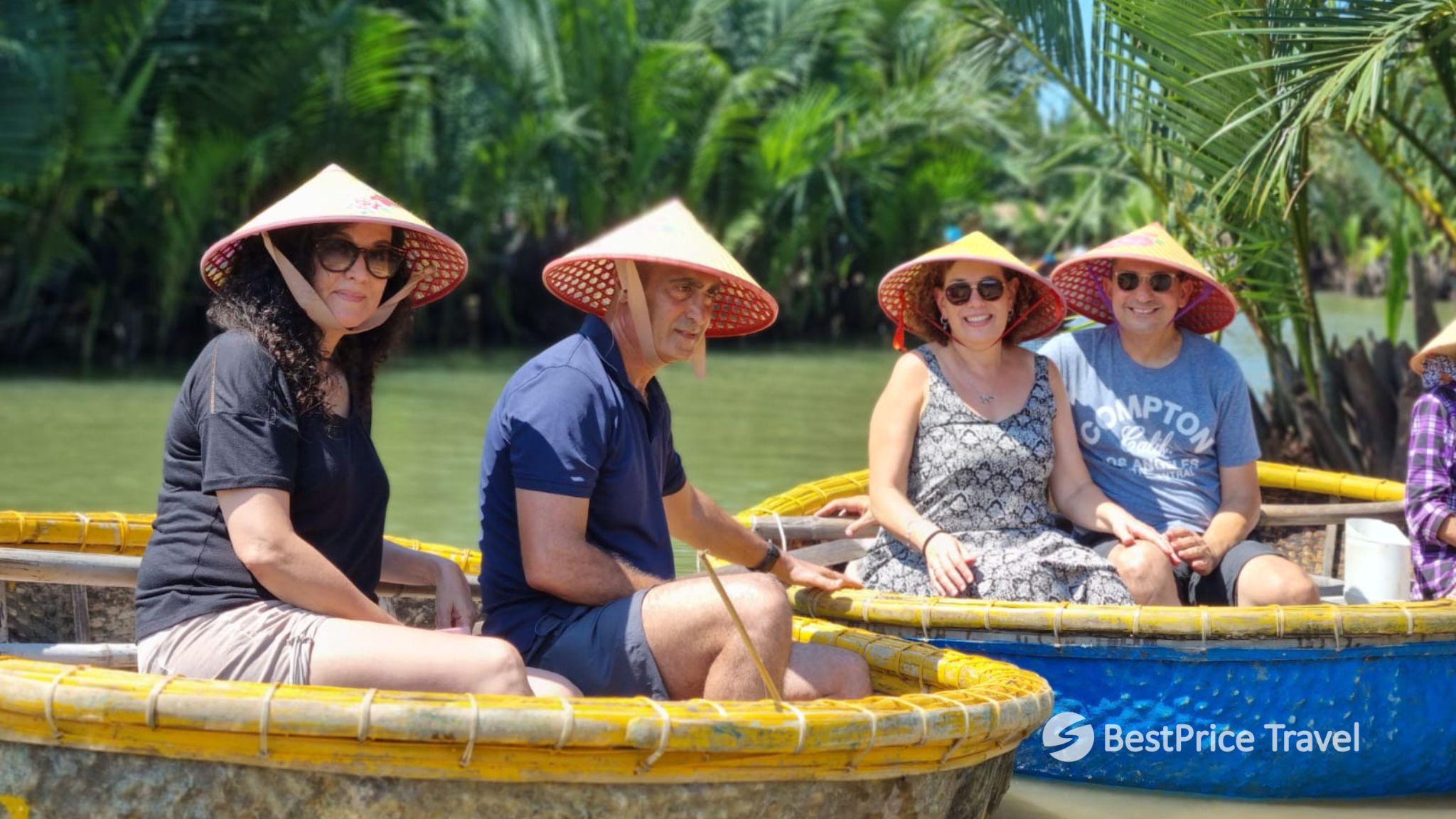 Day 5 8 Take A Basket Boat Tour On Cam Thanh Village