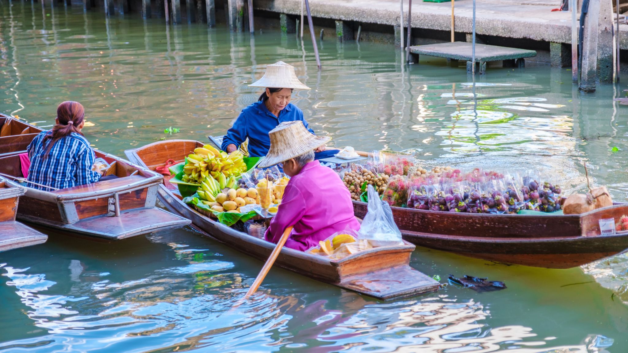 Day 3 Discover The Daily Life In Damnoen Saduak Floating Market