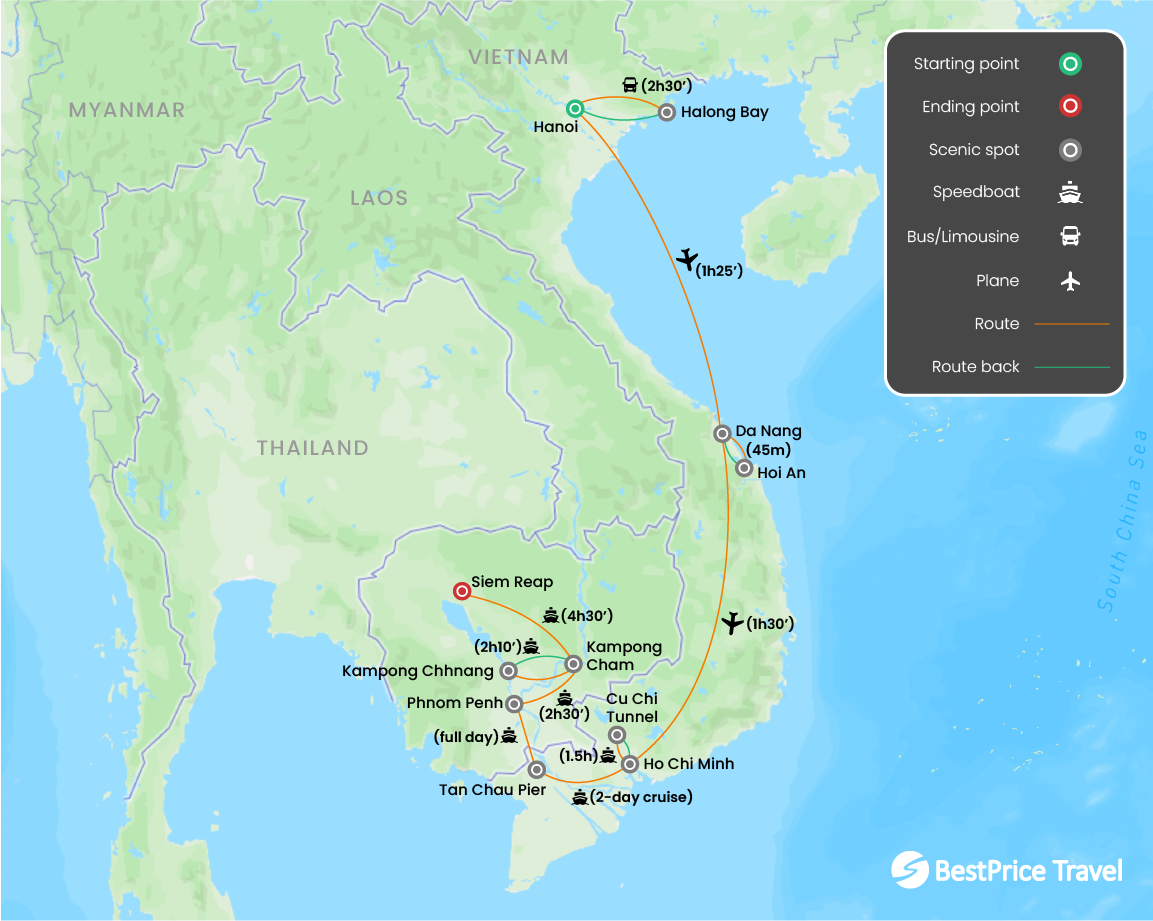Vietnam - Cambodia Exclusive & Luxury Mekong Cruise 18 Days